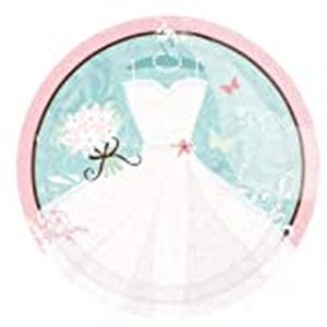 lot 49866 image: Amscan International Something Blue 26.6 Cm Paper Plates, Pack Of 18