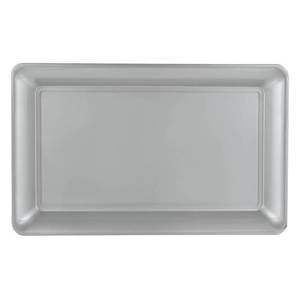 lot 49868 image: Silver Plastic Rectangular Tray (Each)
