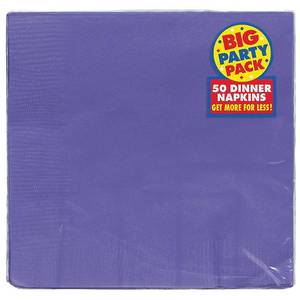 lot 49881 image: Amscan International 62215-106 40 Cm Purple Dinner Napkins