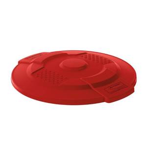 lot 49894 image: Suncast Commercial 55 Gal. Red Trash Can Lid