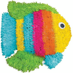 lot 49993 image: 241118 Hanging Tinsel Fish - Pack of 24
