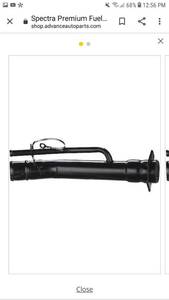 lot 49997 image: Spectra Premium Fuel Filler Neck
