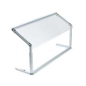 lot 51503 image: Carlisle 926007 Acrylic Adjustable Single Sided Sneeze Guard With Aluminum Frame