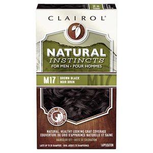 lot 51513 image: Clairol Natural Instincts Hair Color for Men, M17 Brown Black