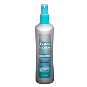 lot 51514 image: Rave 4X Mega Unscented Hairspray With ClimaShield, 11.0 FL OZ
