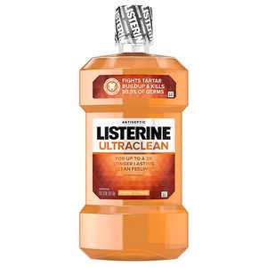lot 51517 image: Listerine - Ultraclean Fresh Citrus Antiseptic Mouthwash 33.80 fl oz