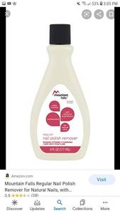 lot 51535 image: Mountain Falls Nail Polish Remover