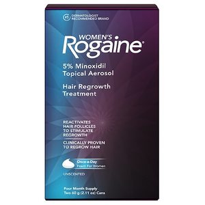 lot 51539 image: Womens Rogaine 5% Minoxidil Foam for Hair Regrowth