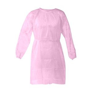 lot 51588 image: Disposable Isolation Gown Size Universal Qty 50 per Case (Pink)
