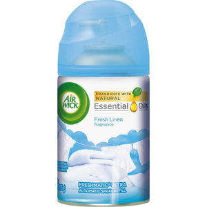 lot 51595 image: Air Wick Cool Linen & White Lilac Freshmatic Ultra Automatic Spray Refill 6.17 oz