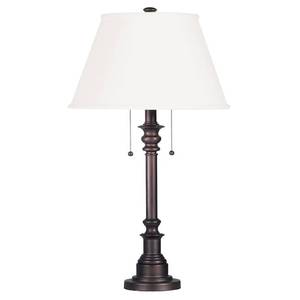 lot 51600 image: Kenroy Home Spyglass Table Lamp, Bronze