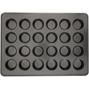 lot 51607 image: Wilton Perfect Results Mega Muffin Pan, 24-cavity 4pk