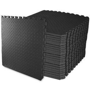 lot 51613 image: BalanceFrom 34 EXTRA Thick Puzzle Exercise Mat with EVA Foam Interlocking Tiles for MMA, Exercise, Gymnastics and Home Gym Protective Flooring, 96 Square Feet