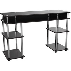 lot 51615 image: Convenience Concepts Designs2Go No Tools Student Desk, Black