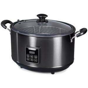 lot 51628 image: Presto Indoor Electric Smoker and 6-Quart Slow Cooker 06013