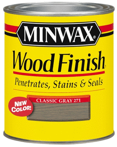 lot 51667 image: Minwax 70048 Wood Stain Classic Gray, Quart