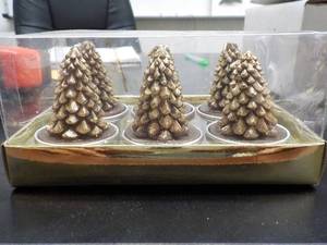 lot 6211 image: NEW Christmas tree candles 2 tall