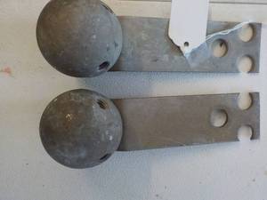 lot 6244 image: 2 metal spheres