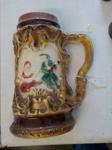 lot 6246 image: wall hanging flower pot made by Land and Co. 1951 9 tall x 6 wide