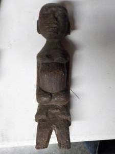 lot 6271 image: Native carving 9 tall