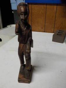 lot 6280 image: Native wood carving 11 tall