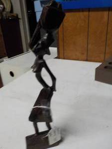 lot 6283 image: African  wood carving 12 tall