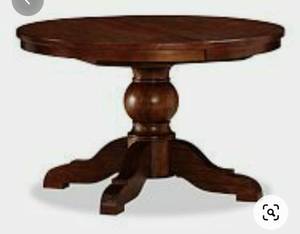 lot 46975 image: Tivoli Extending Pedestal Table Tuscan Chestnut