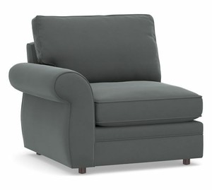 lot 46980 image: Pearce Roll Arm Upholstered Left Arm Chair