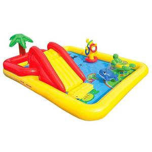 lot 1387 image: Kiddie Pool 57gallon Intex Multicolor