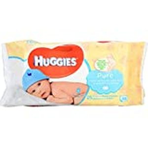 lot 1424 image: Huggies Baby Pure 56 Wipes Vs325
