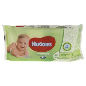 lot 1518 image: HUGGIES Baby Wipes SOFT Pack Natural Care Original - 56 Count