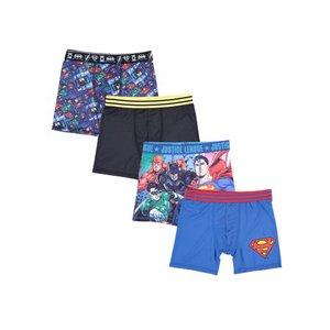 lot 1547 image: Boys Justice League 4pk Boxer Briefs - 10, Boys, MultiColored
