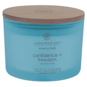 lot 1682 image: Mind & Body 3-Wick Jar Dark Blue - 11oz - Chesapeake Bay Candle