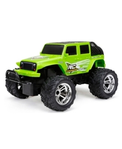 lot 1721 image: RC Chargers 4-Door Jeep Full Function Radio-Controlled Vehicle, Green