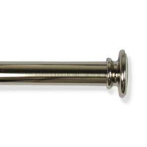 lot 1734 image: 30-52 Tension Rod Plated Brushed Nickel - Room Essentials