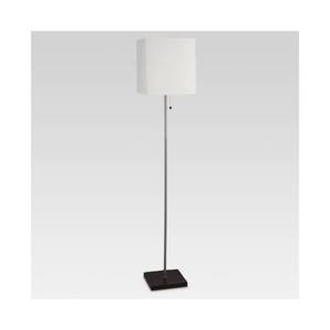 lot 1735 image: Square Stick Floor Lamp Silver - Threshold