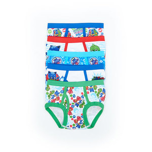lot 1780 image: Pj Masks 5-Pk. Cotton Briefs, Little Boys (2-7) & Big Boys (8-20)