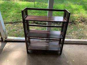 lot 94 image: Foldable Wood Shelf