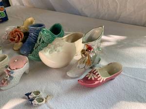lot 96 image: Large Decorative Shoe Lot