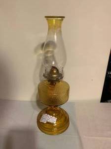 lot 167 image: Yellow Oil Lamp