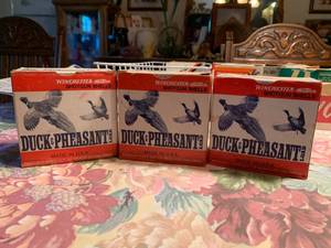 lot 171 image: 3PC 12G Winchester Shotgun Shell Boxes FULL