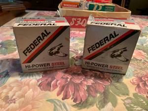 lot 172 image: 2PC 12G Federal Shotgun Shell Boxes FULL