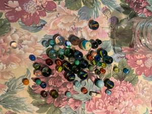 lot 177 image: Glass Marble Lot