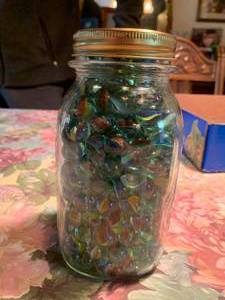 lot 188 image: Large Glass Marble Jar