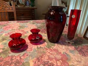 lot 216 image: 4PC Ruby Red Set