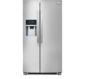 lot 4156 image: Frigidaire DGHX2655TF9 side-by-side refrigerator