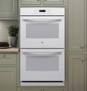 lot 4161 image: GE  Built-In Double Wall Oven. JT3500DF1WW