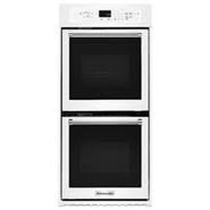 lot 4166 image: KitchenAid KODC304EWH00 electric wall oven