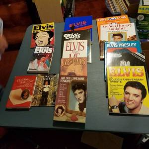 lot 1452 image: assorted Elvis inspired books
