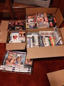 lot 1470 image: 5 Boxes VHS